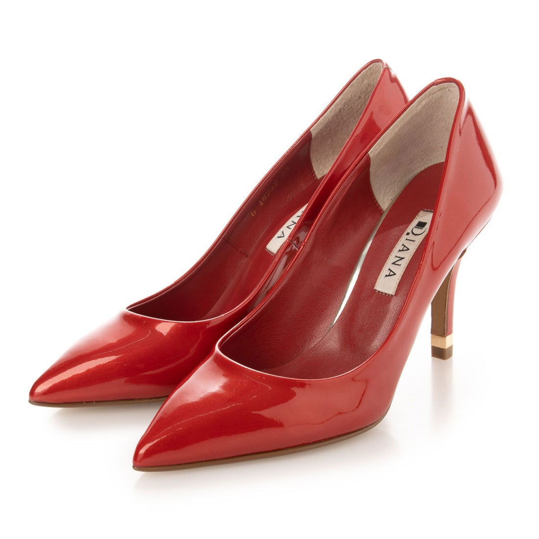 ダイアナ DIANA パンプス （赤エナメル） -アウトレット通販