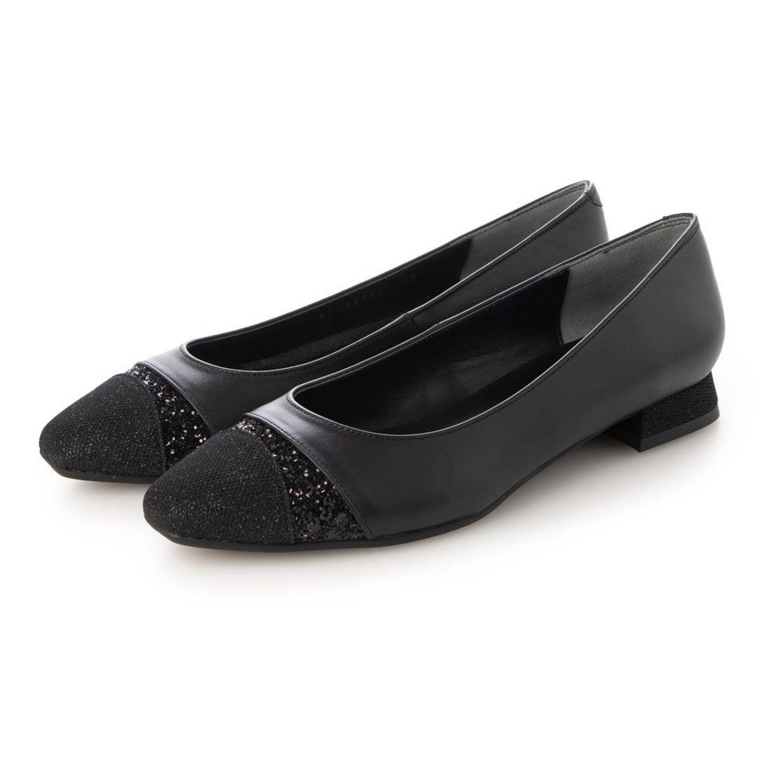 ダイアナ DIANA フラットパンプス （黒カーフ） -靴＆ファッション通販