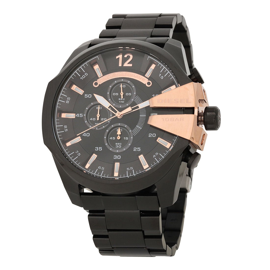 ディーゼル DIESEL 腕時計 メガチーフ MEGA CHIEF DZ4309 BLACK