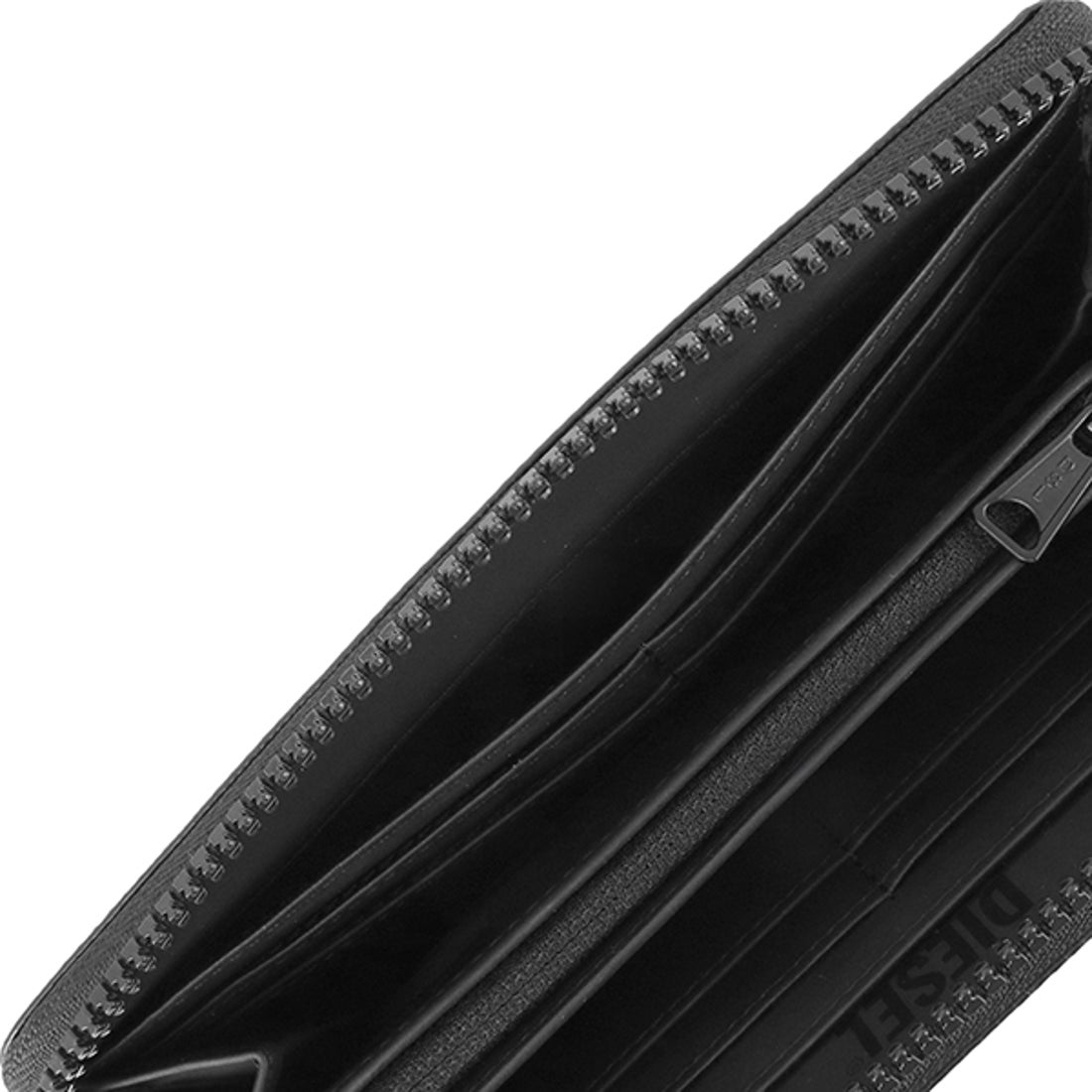 ディーゼル DIESEL ラウンドファスナー長財布 （ブラック