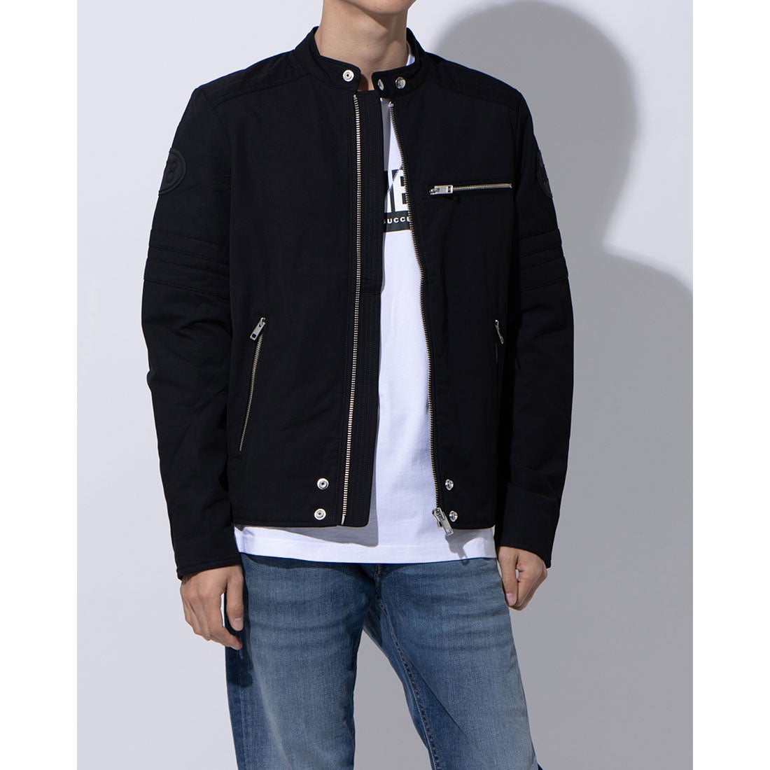 ディーゼル DIESEL シングルライダースジャケット （BLACK）J-GLORY