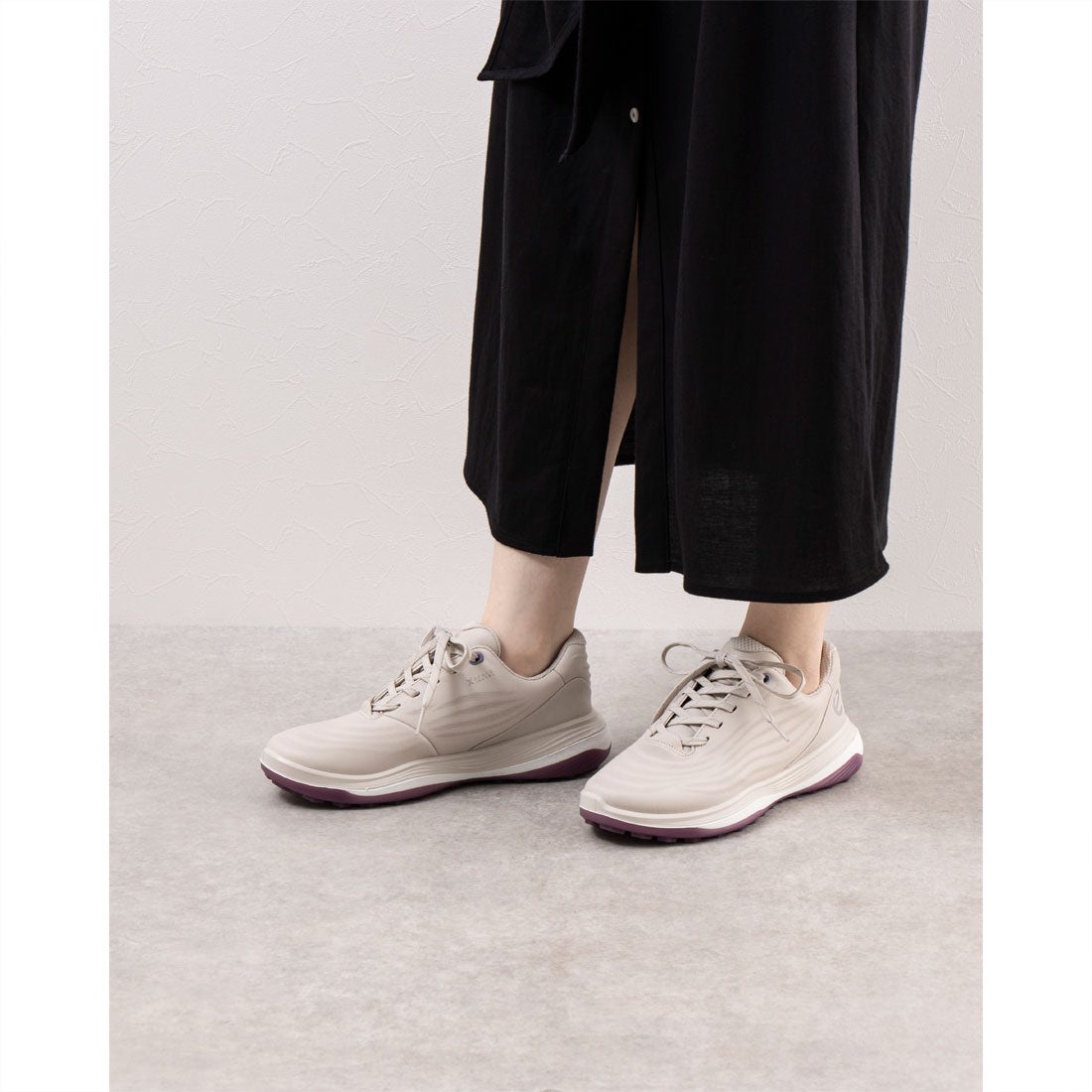 エコー ECCO ウィメンズ ゴルフシューズ エルティーワン （BLACK） -靴