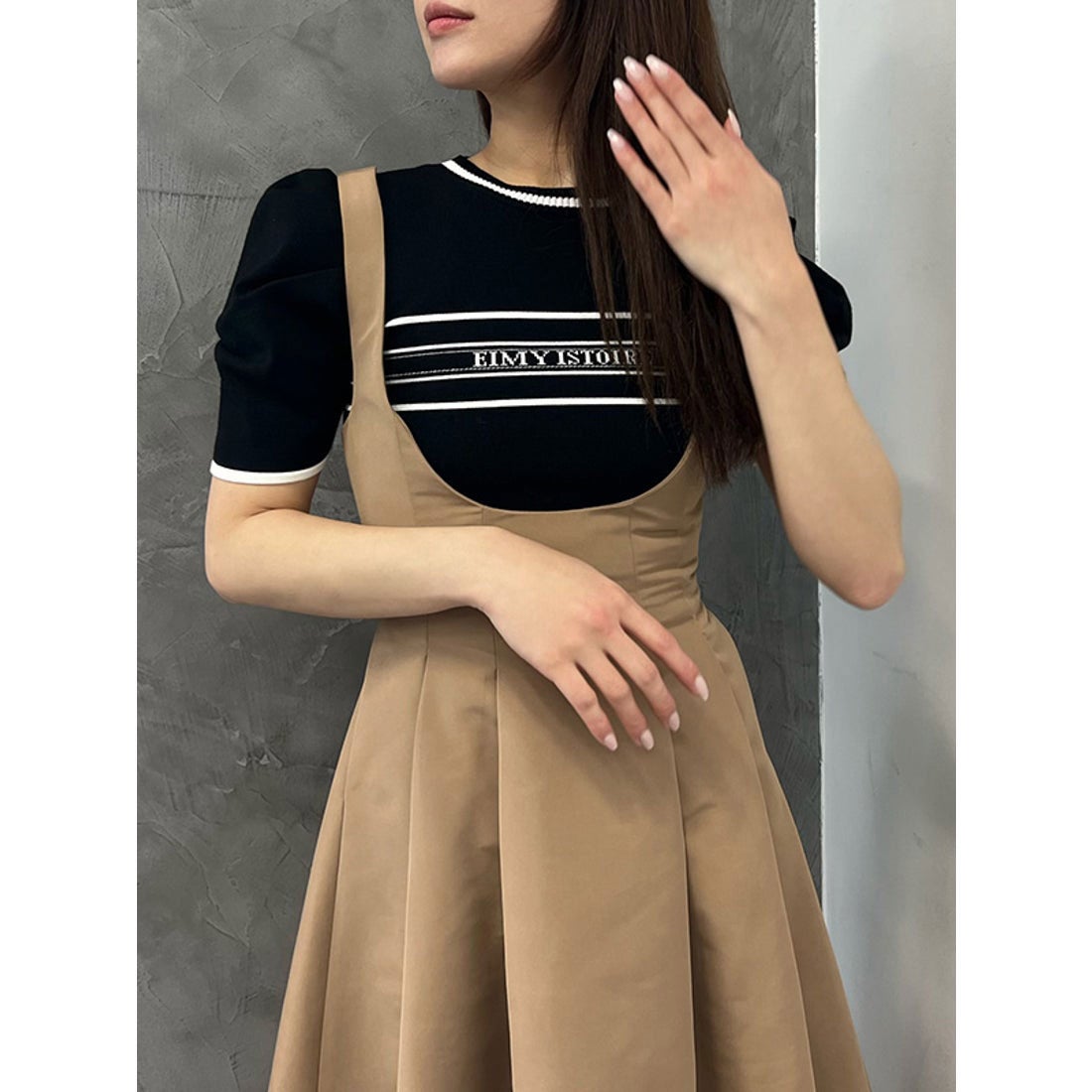 エイミーイストワール EIMY ISTOIRE EIMYロゴニットプルオーバー
