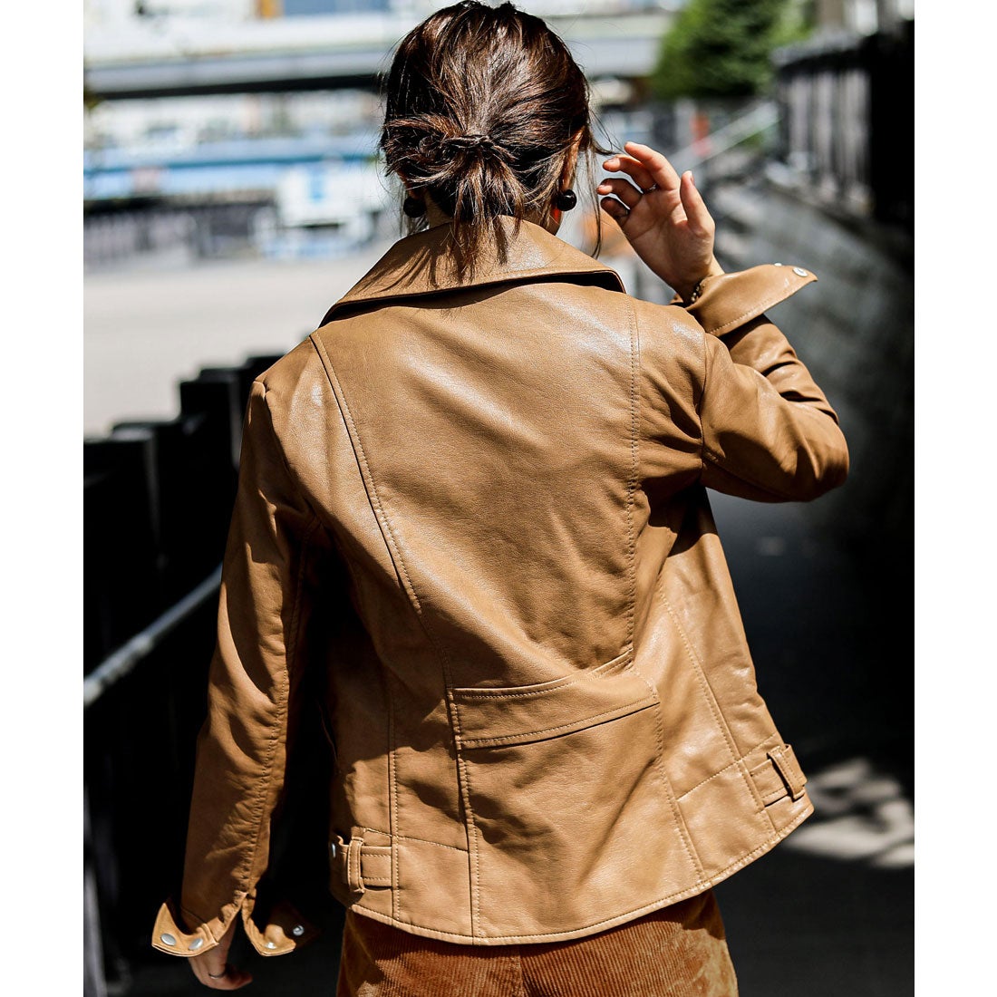 ファッションレター Fashion Letter フェイクレザー ダブルライダース