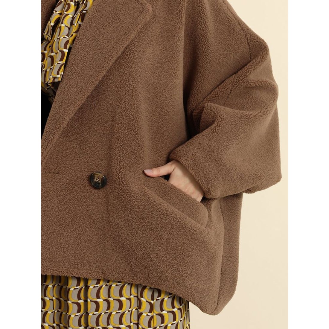 フェンネル FENNEL ボリュームボアアウター （モカ） -ファッション