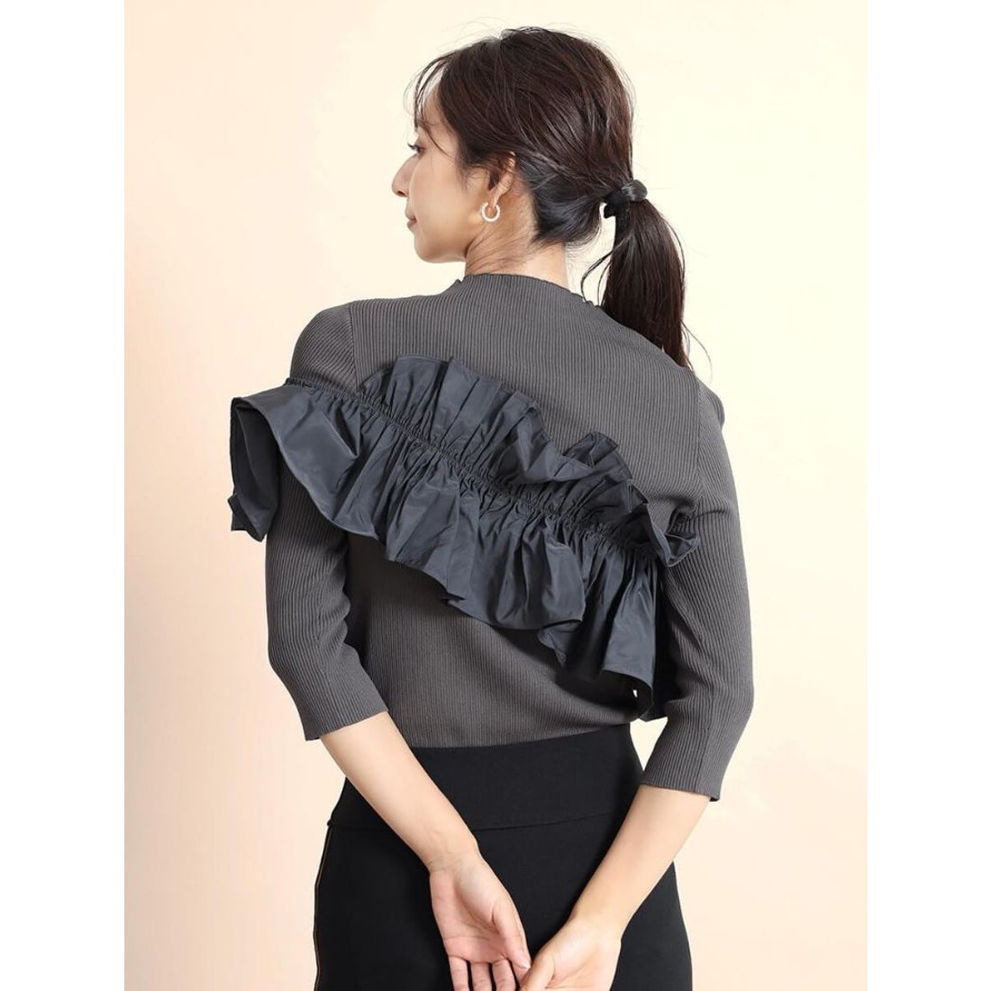 フェンネル FENNEL フリルビスチェマルチwayニットトップス