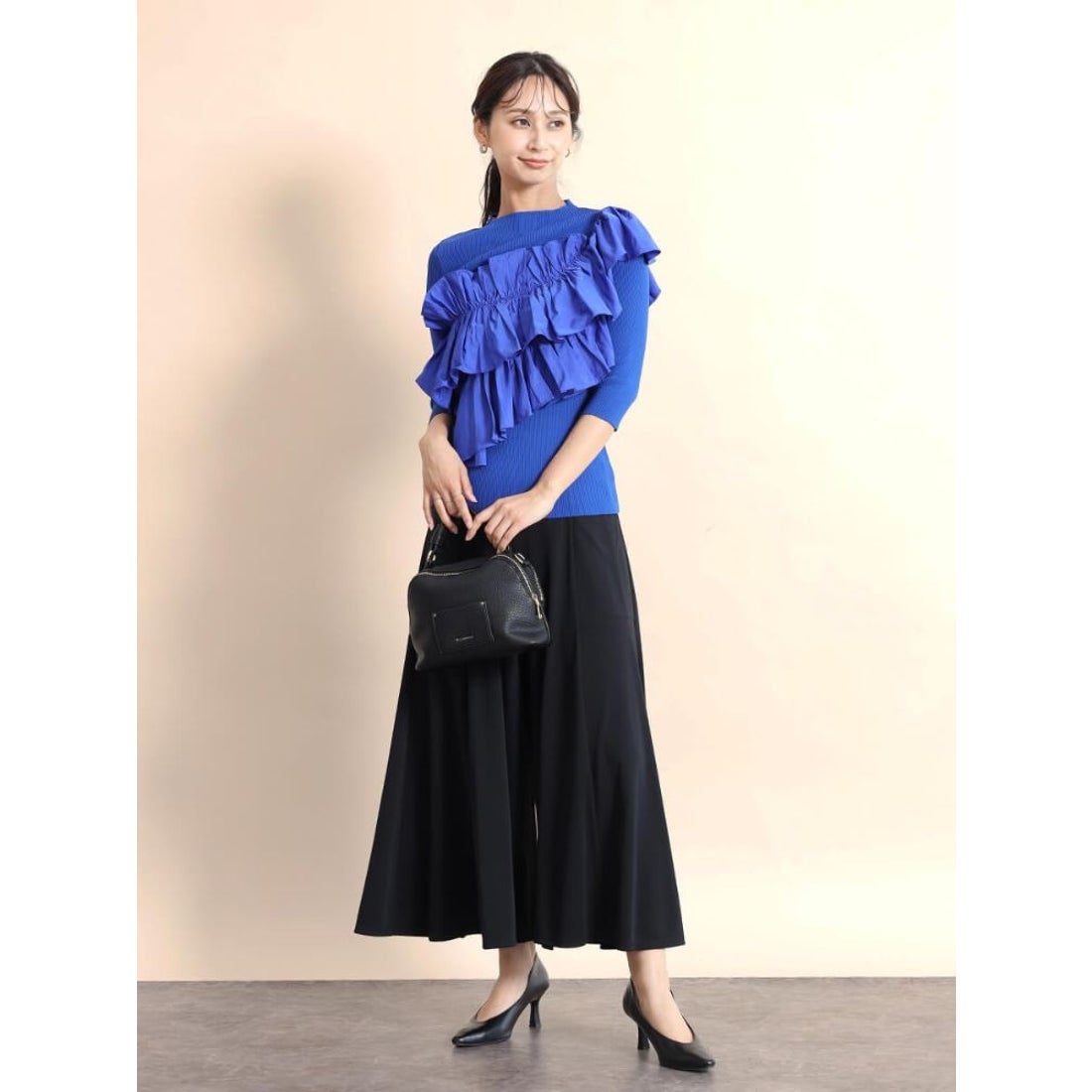 フェンネル FENNEL フリルビスチェマルチwayニットトップス