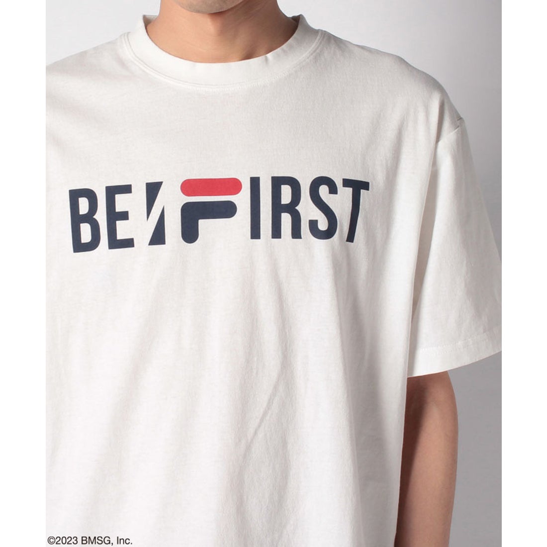コラボ】× BE:FIRST コラボロゴプリント Tシャツ メンズ （ブラック
