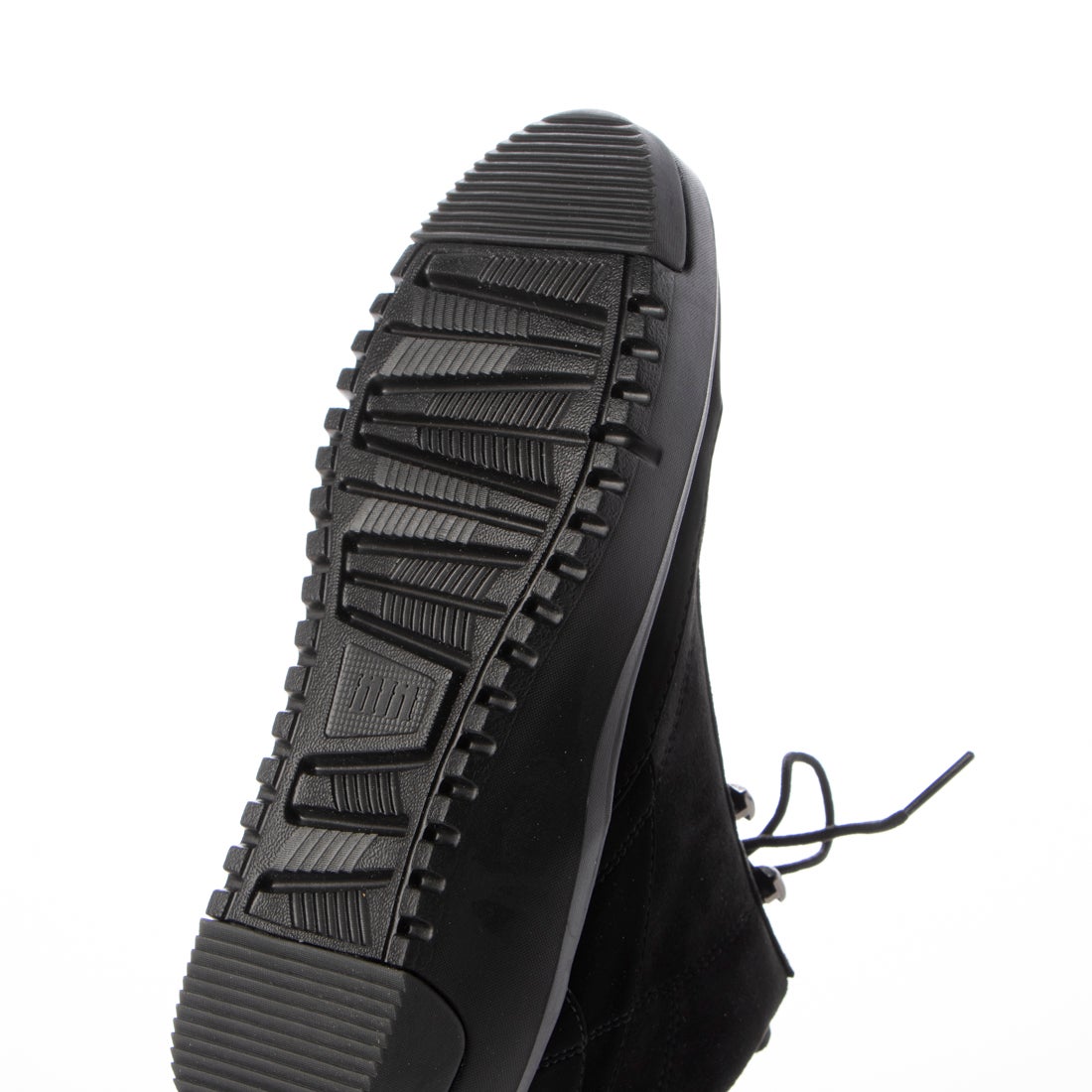 ハイカットソフトジップスニーカー （ブラック×ブラック） -fitfit