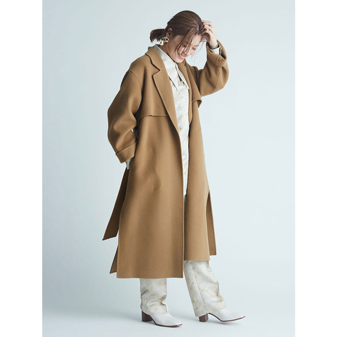 フレイ アイディー FRAY I.D MANTECOリバーコート （キャメル