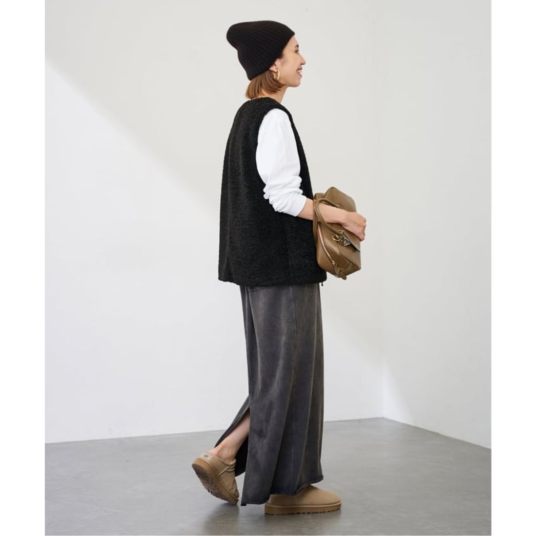 フレームワーク FRAMeWORK ≪追加予約 / 新色≫ボアベスト （ブラック