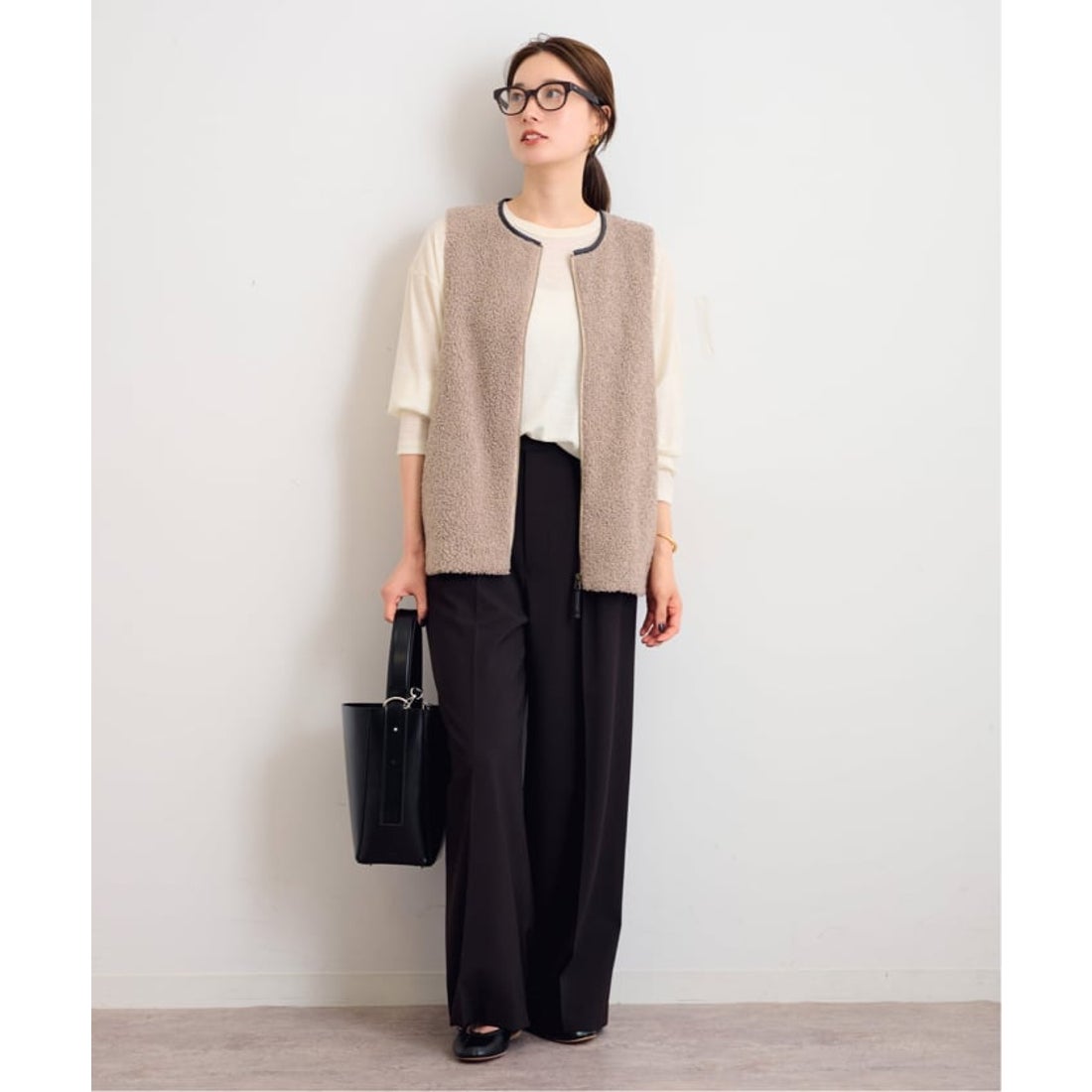 フレームワーク FRAMeWORK ≪追加予約 / 新色≫ボアベスト （ブラック