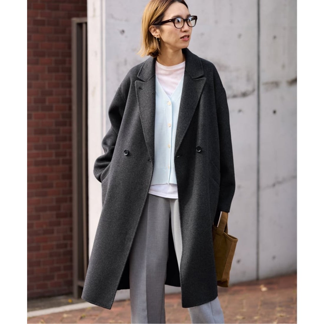 フレームワーク FRAMeWORK ≪追加≫SUPER160'sダブルブレストコート 4