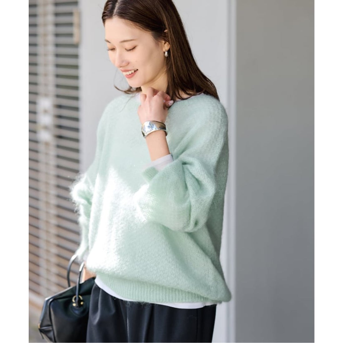 フレームワーク FRAMeWORK ≪予約≫モヘヤmix カノコ柄プルオーバー