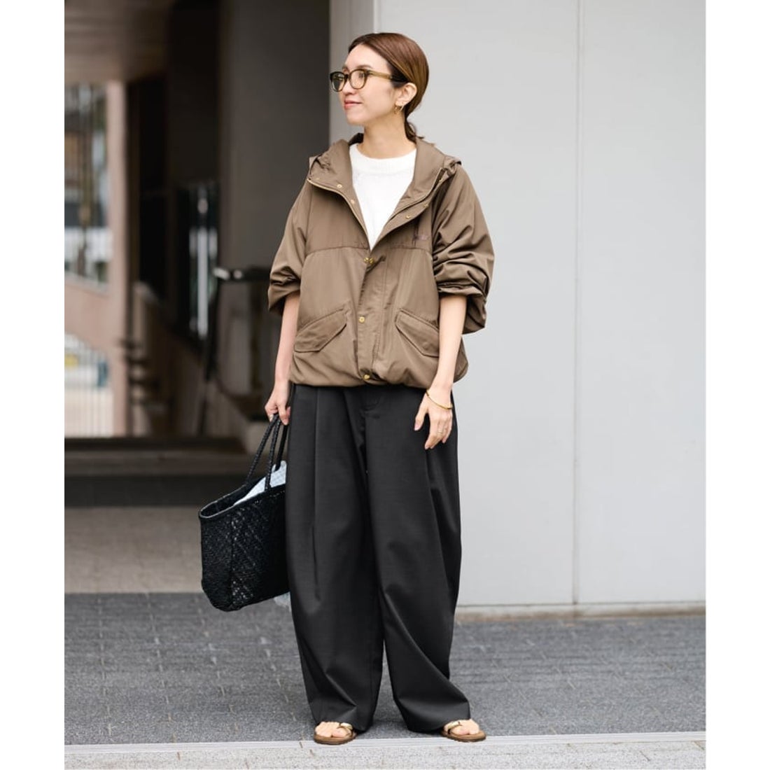 フレームワーク FRAMeWORK ≪追加予約≫タックカーブバックゴムパンツ