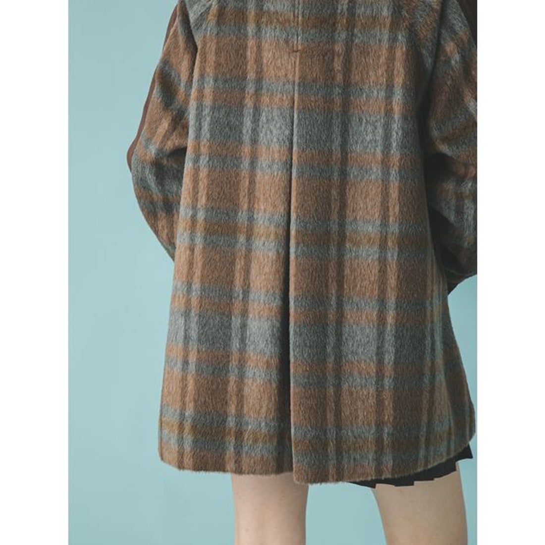 ファーファー FURFUR 2WAYエコファーカラーシャツコート （BRW） -靴