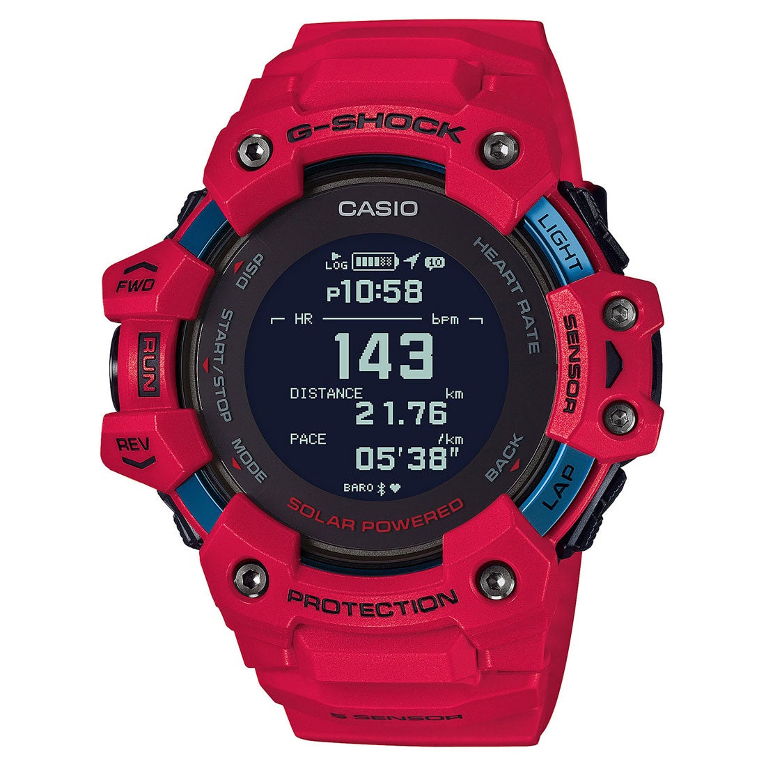 G-SHOCK】G-SQUAD(ジー・スクワッド) / GBD-H1000シリーズ / 心拍計