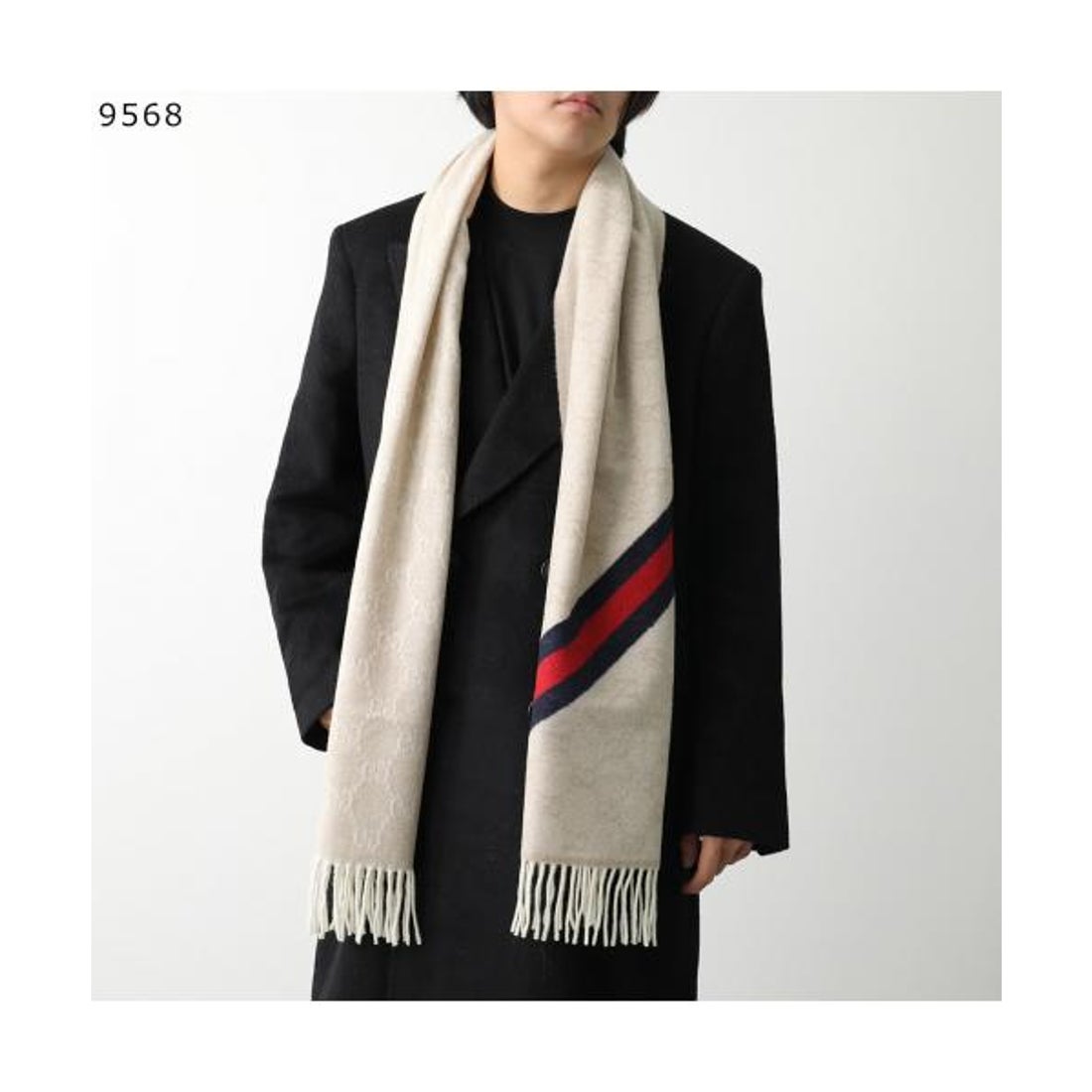 グッチ GUCCI GUCCI マフラー 570603 3G200 GGロゴ ウール （1768