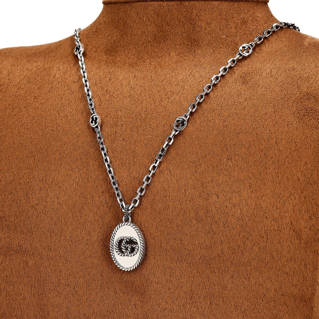 グッチ GUCCI 632540-J8400 ネックレス メンズ （シルバー