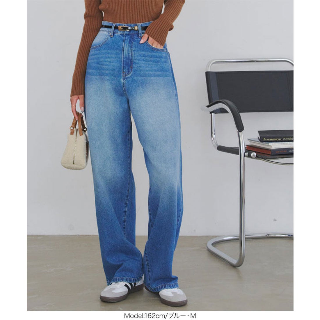 コウベレタス KOBE LETTUCE カーブすぎないカーブデニム［選べるサイズ