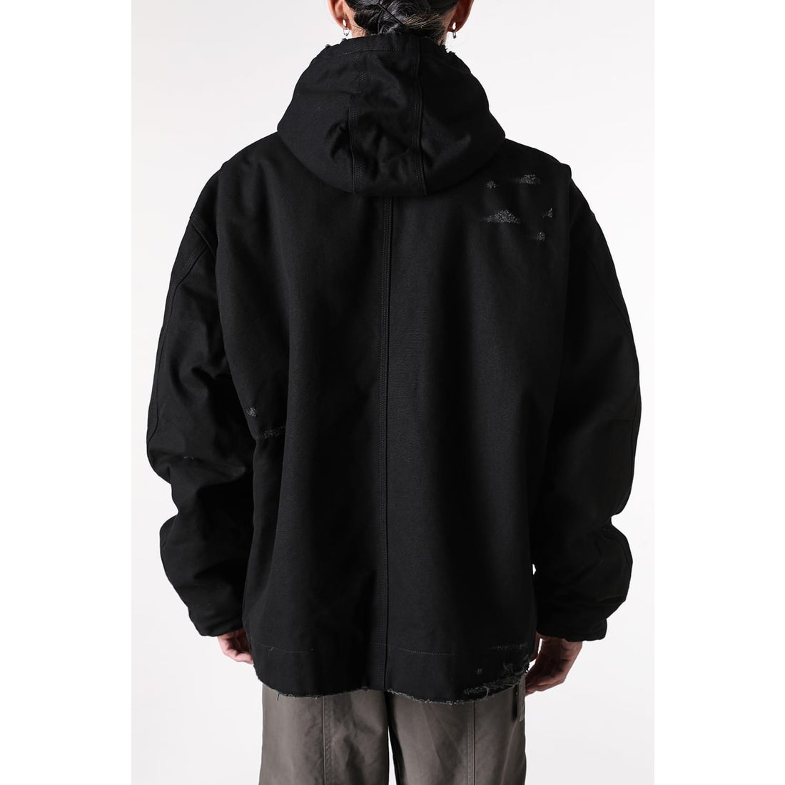 カミヤ KAMIYA BORO Duck Blouson （BLACK） -FASCINATE