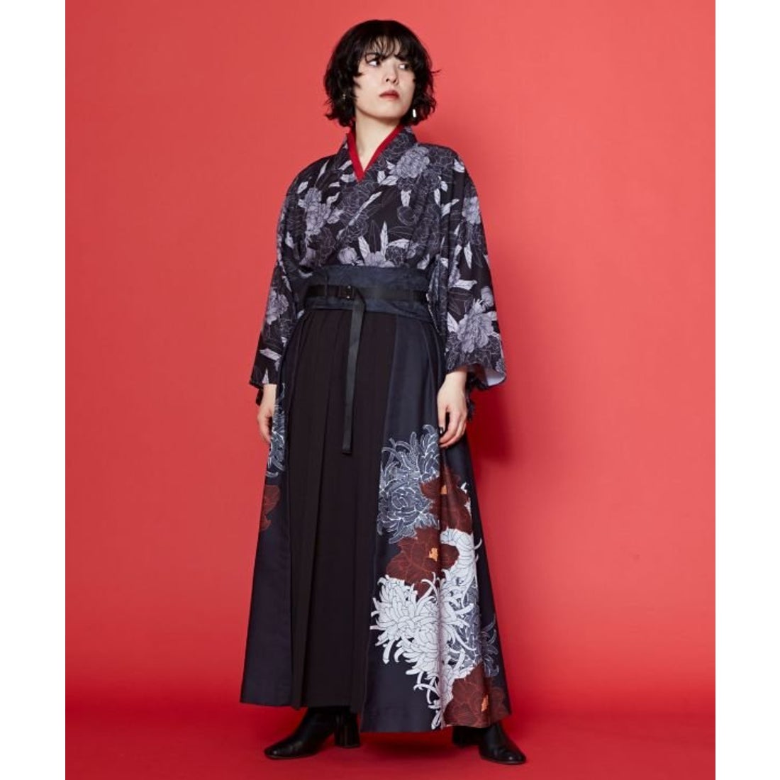 カヤ カヤ 壮麗スカート （レッド） -ファッション通販 FASHION WALKER