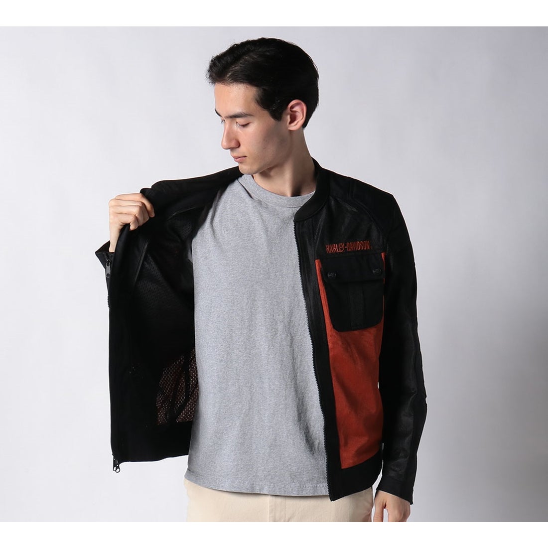 ゼファーメッシュジャケット（ファスナーで広げることができるライナー