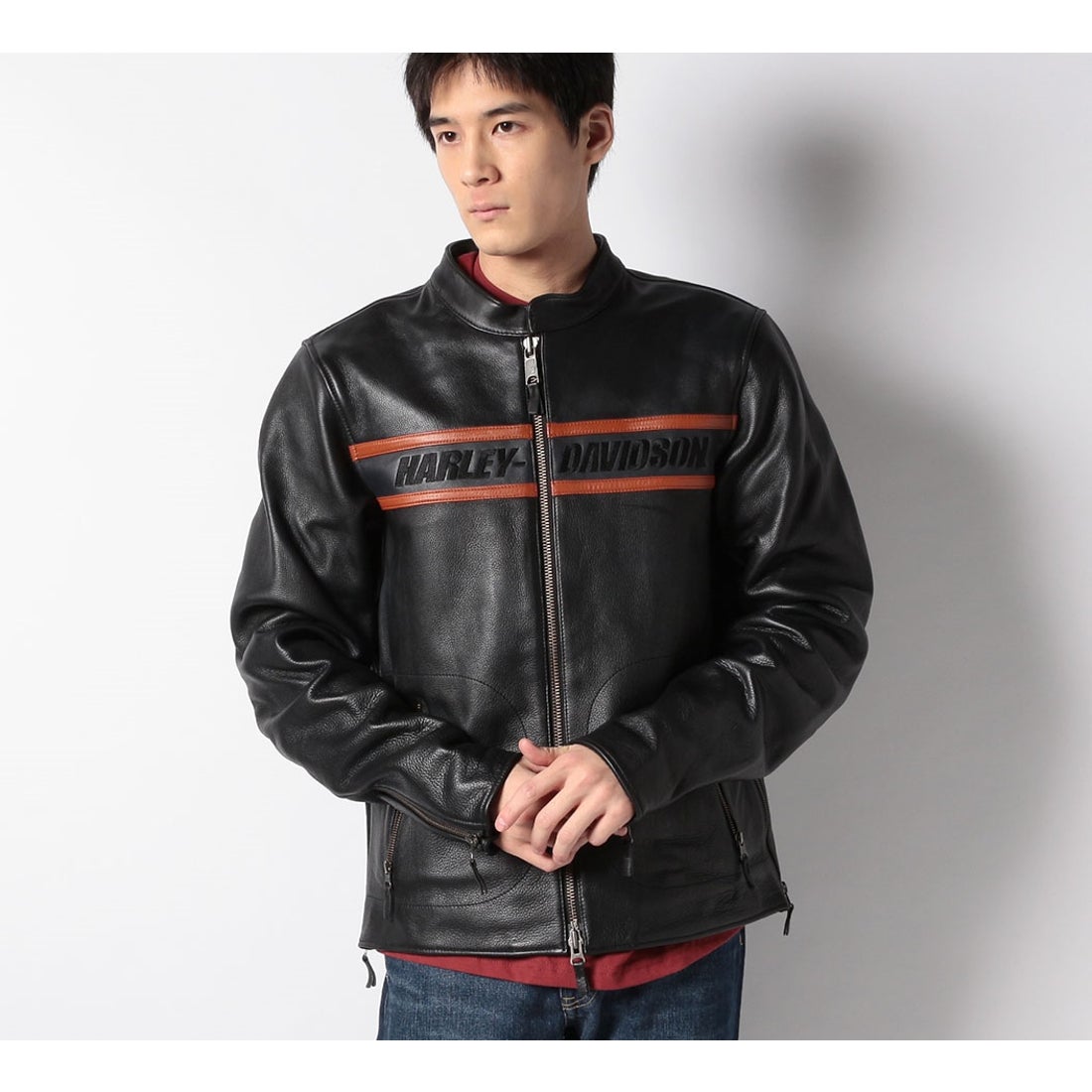 ビクトリー・レーンIIレザージャケット -ハーレーダビッドソン公式