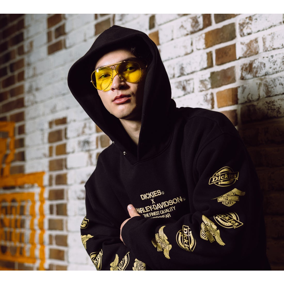 Dickies(R) x H-D(R) イーグルスリーブパーカー -ハーレーダビッドソン