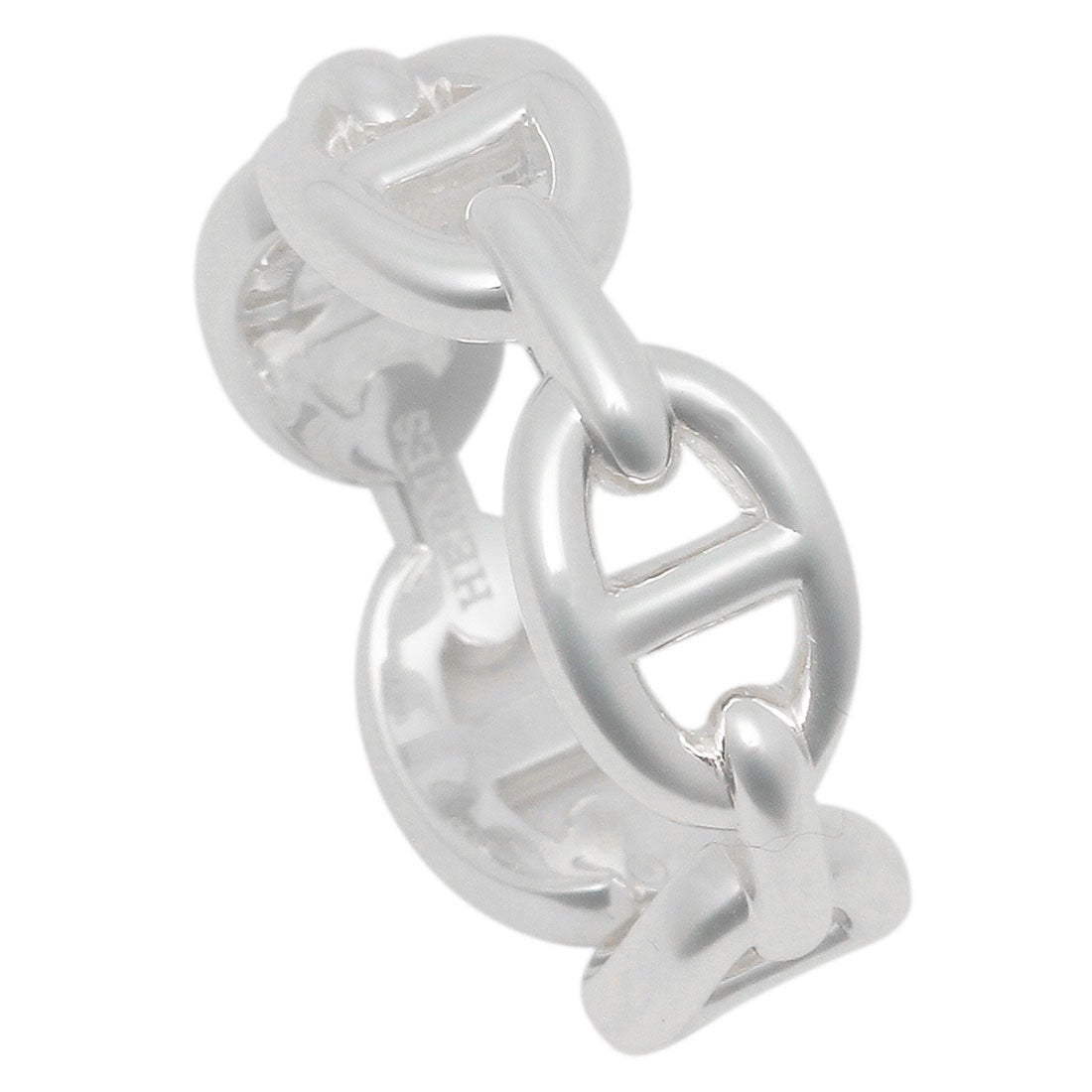 エルメス Hermes 指輪 リング アンシェネ シェーヌダンクル シルバー