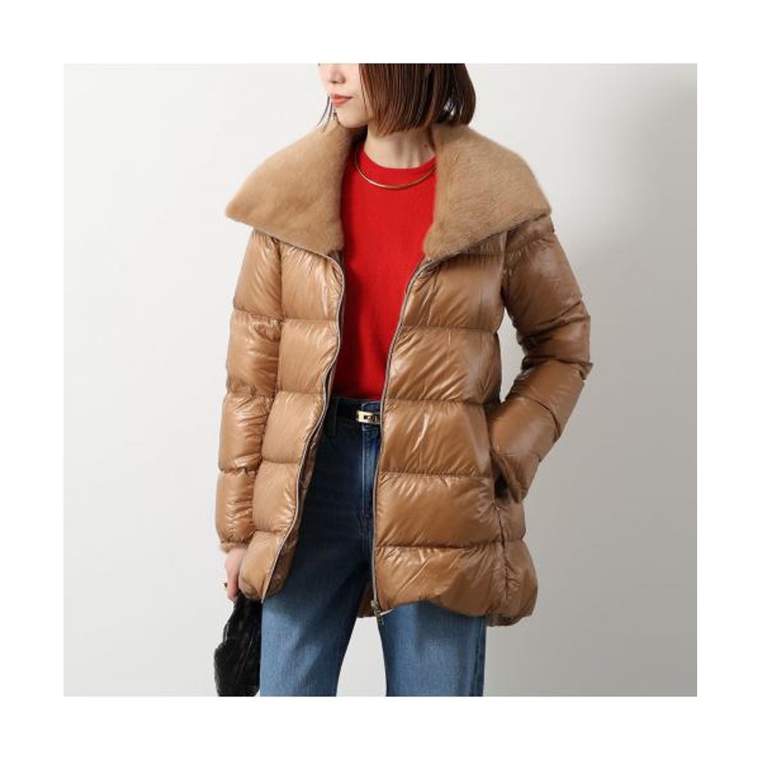 ヘルノ HERNO HERNO ダウンコート PI002140D 12017Z フェイクファー