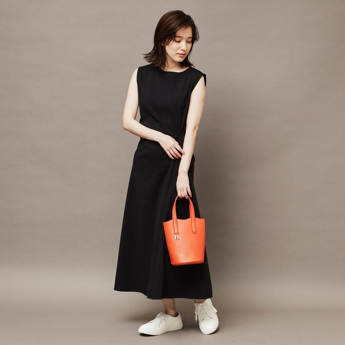 ヒロフ HIROFU 【ヌーボラ】レザートートバッグ S 本革 ミニバッグ