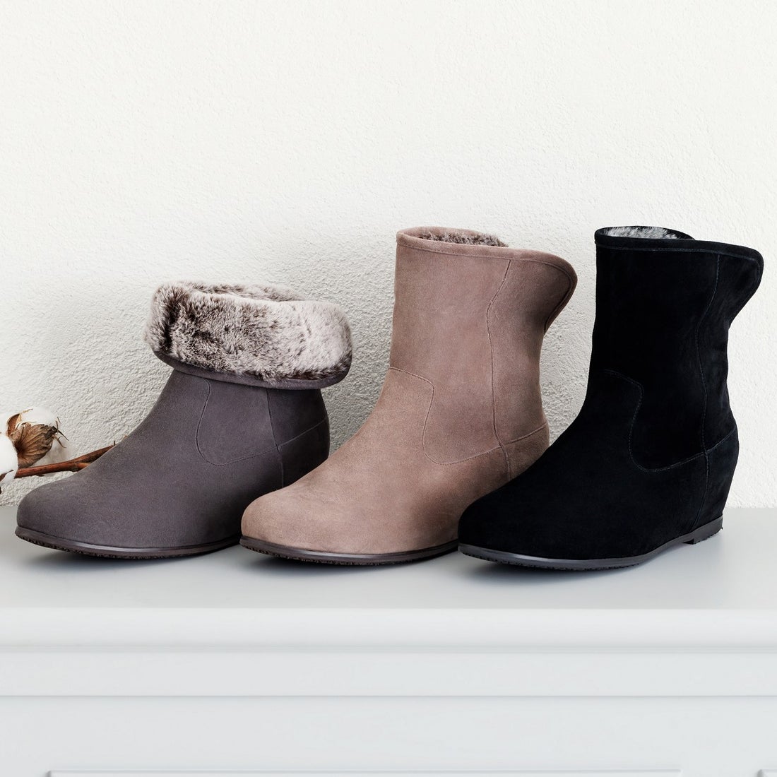 ヒミコ 卑弥呼 2WAYファーブーツ/621418 （ブラック） -アウトレット