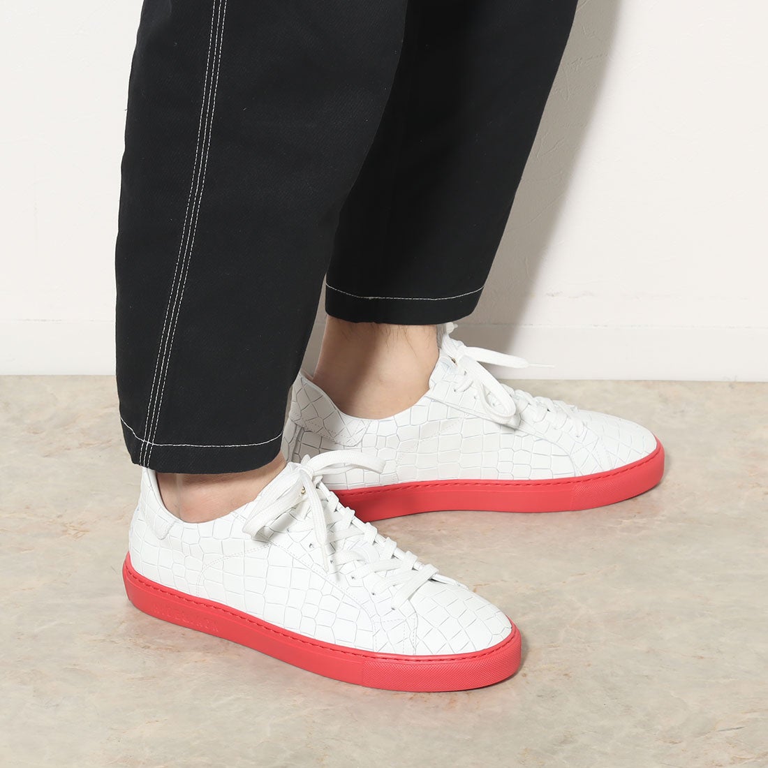 ハイドアンドジャック HIDE & JACK Men's Low Top Sneaker （(01