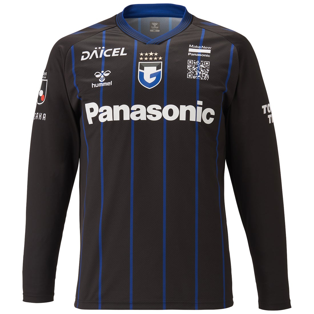 hummel ガンバ大阪 2024 ユニフォーム ホーム 長袖 レプリカ