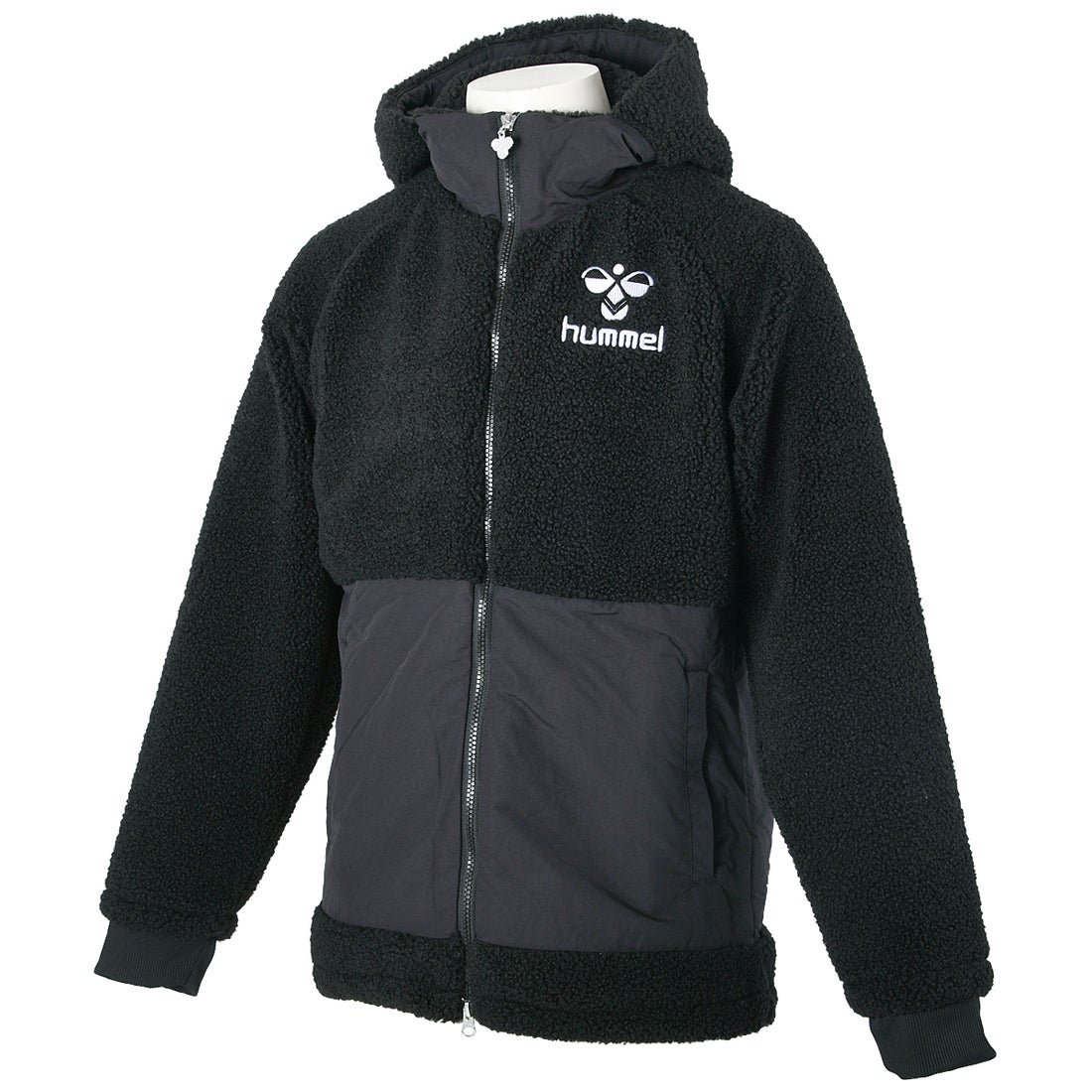 ヒュンメル hummel PLAY ボアジャケット(ブラック) HAP8228 90