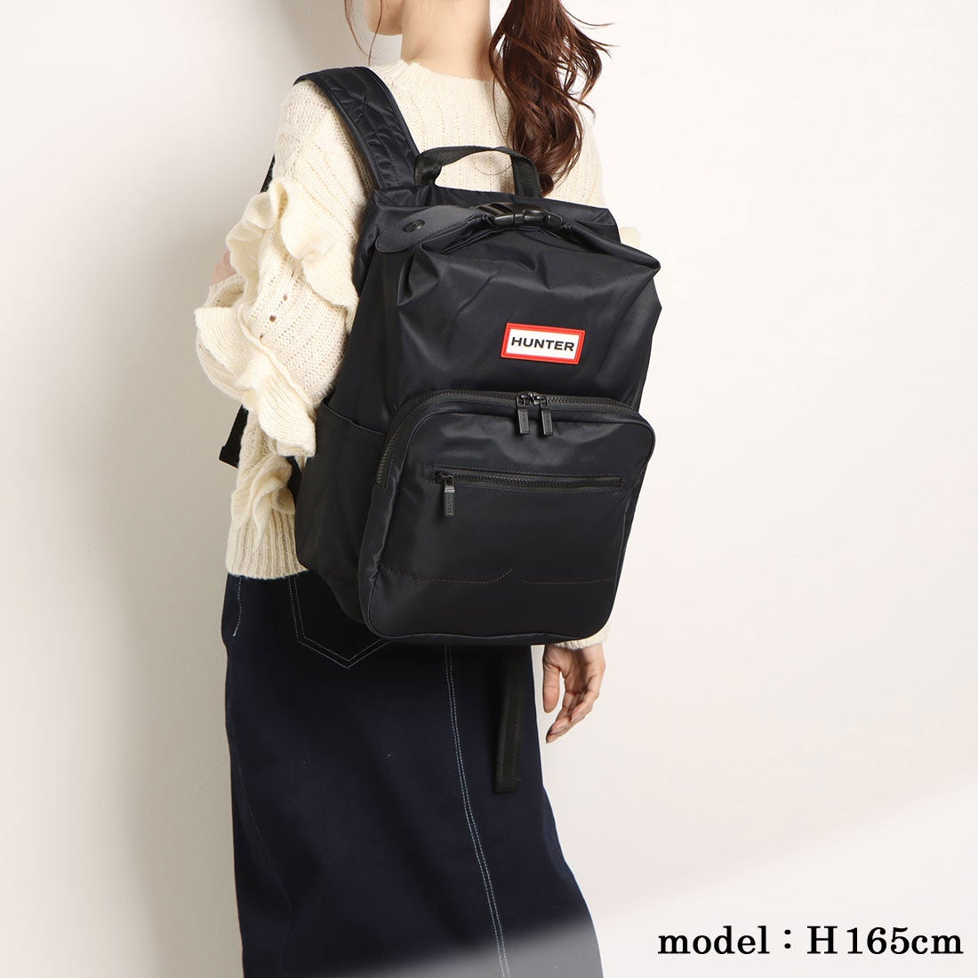 ハンター HUNTER ナイロンパイオニアトップクリップ （ブラック） -靴