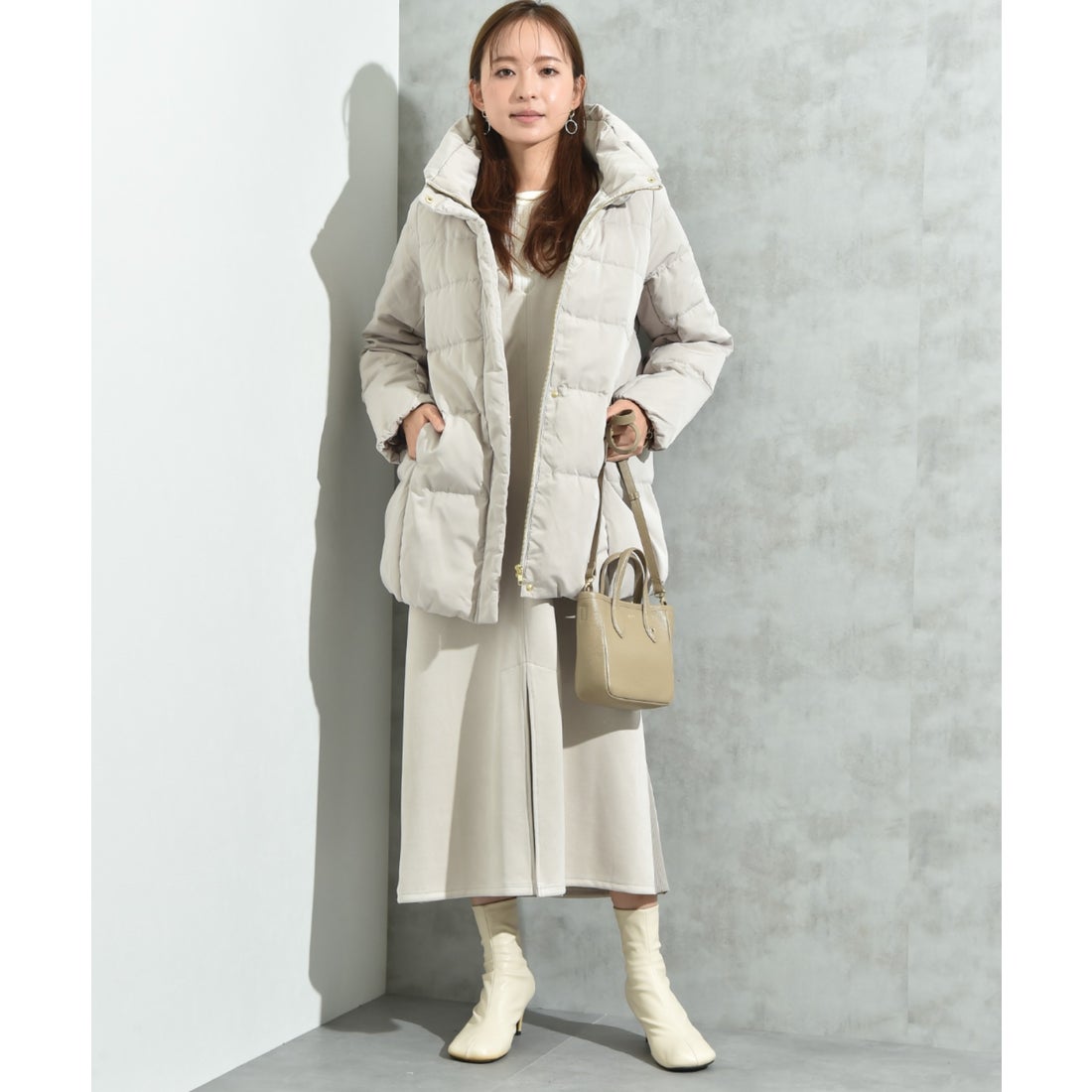 インタープラネット INTERPLANET ピーチスキンミドルダウン