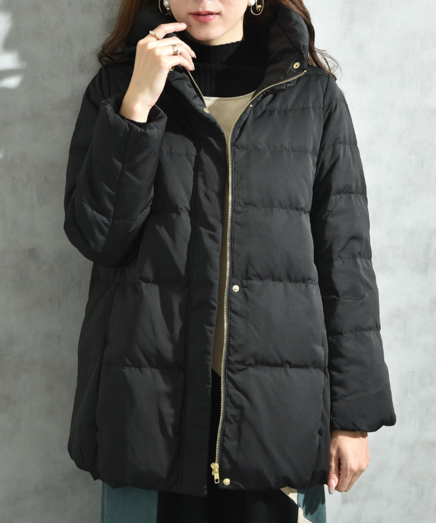 インタープラネット INTERPLANET ピーチスキンミドルダウン