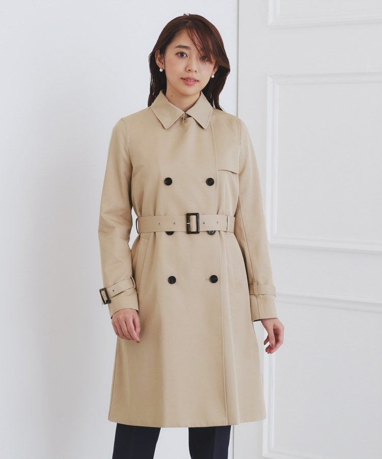 インデックス index ウォッシャブルトレンチコート【撥水・親水性防汚