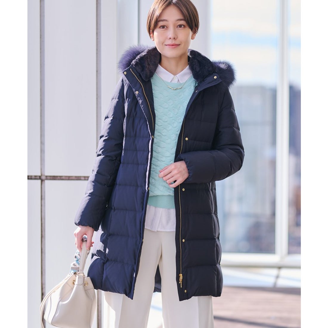 インディヴィ INDIVI 【名品／撥水／抗菌防臭】ロング リサイクル