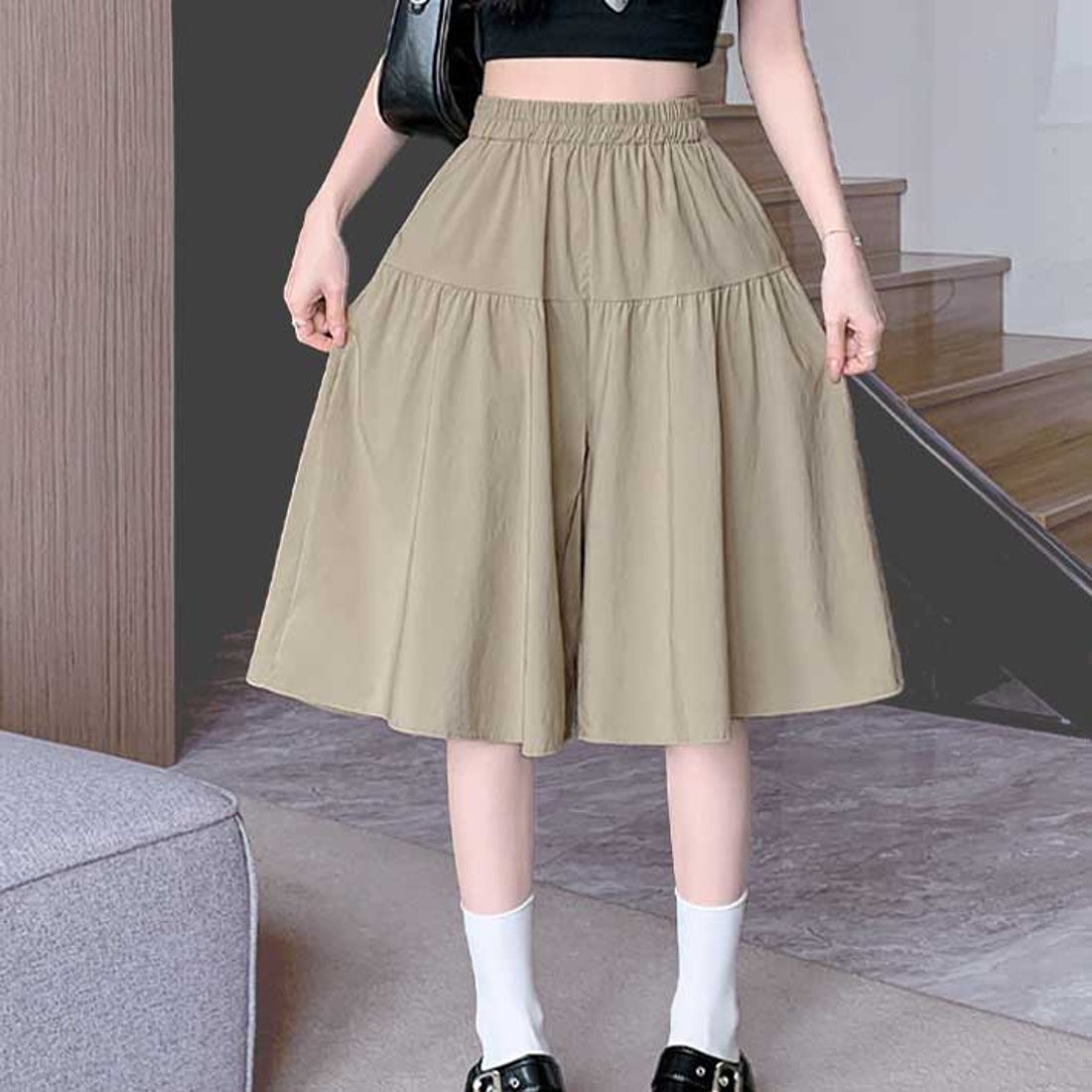 アイカ ica キュロットスカート キュロットパンツ ハーフパンツ