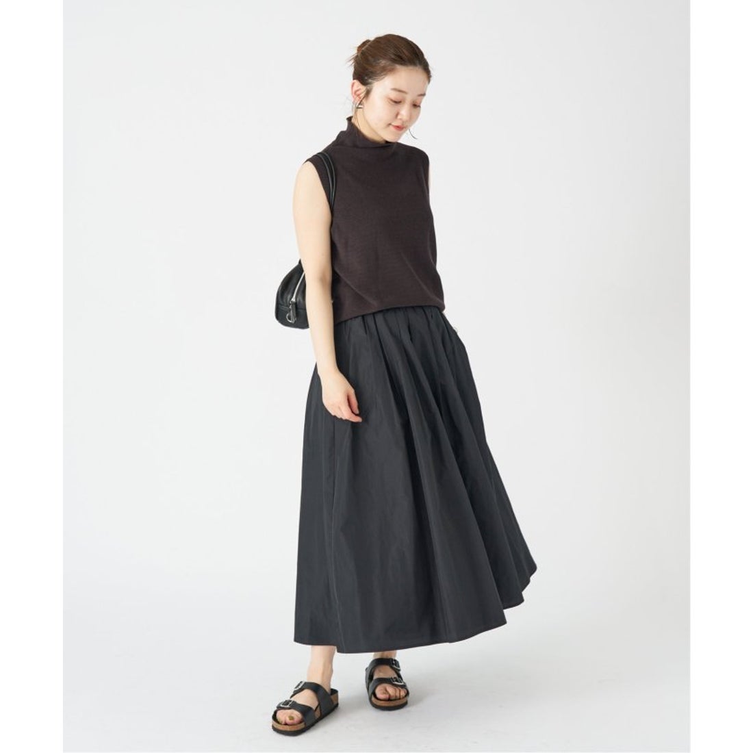 イエナ IENA 《追加》タフタフレアスカート （ホワイト