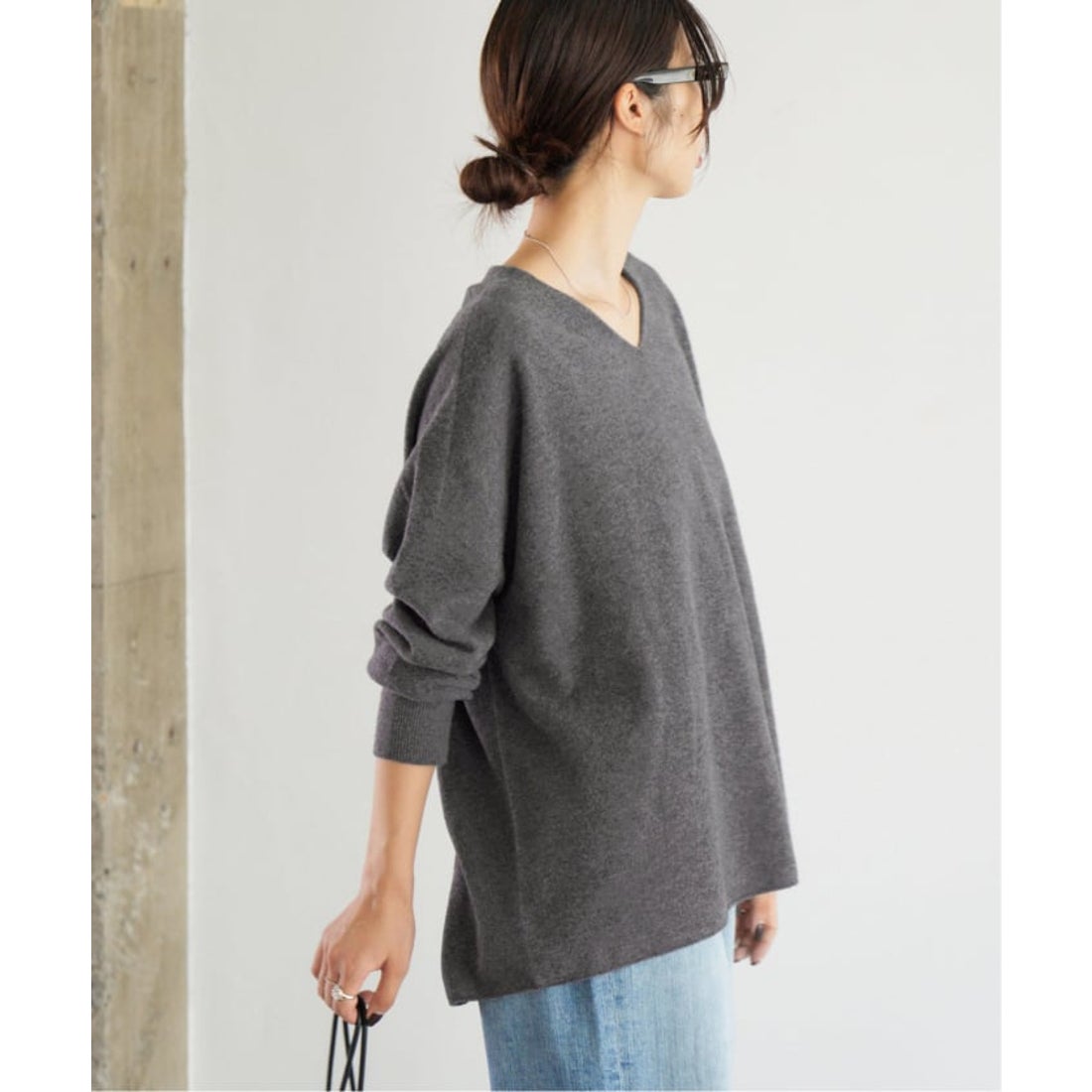 イエナ IENA 《追加予約》Fineニュージーウール ニュアンス Vプル