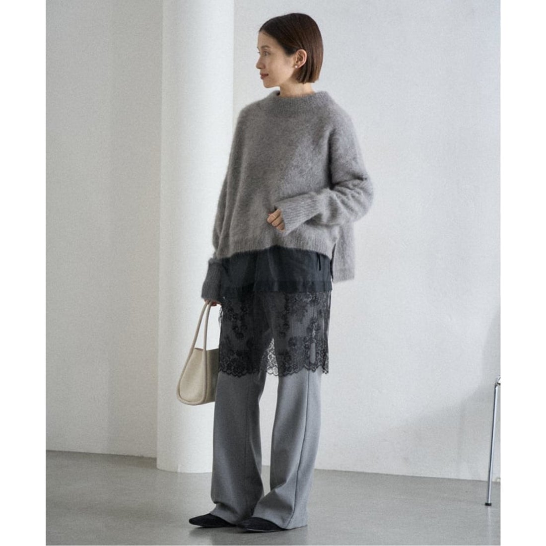 イエナ IENA FLUFFYプルオーバー （ネイビー） - ファッション通販