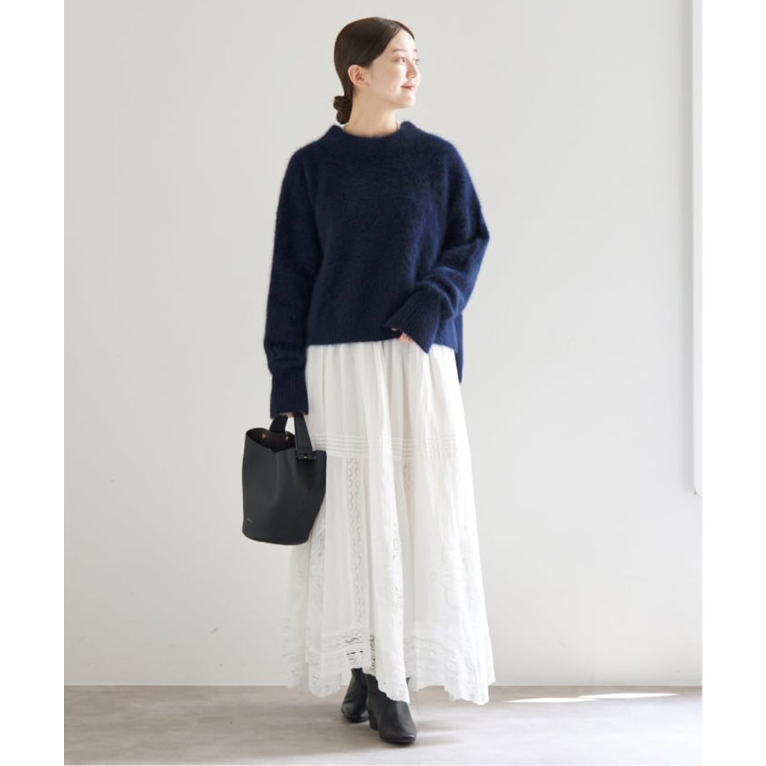 イエナ IENA FLUFFYプルオーバー （ネイビー） - ファッション通販