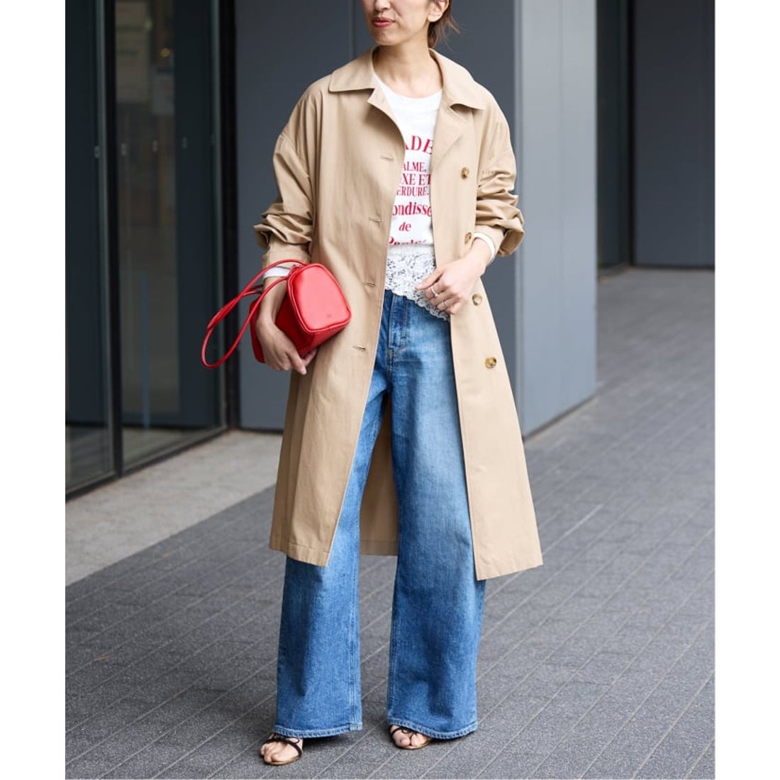 イエナ IENA 《予約》撥水ステンカラーコート （ベージュ