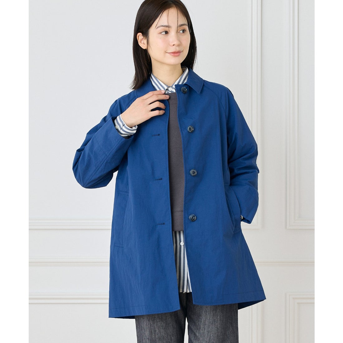 イッツインターナショナル I.T.'S. international ステンカラーコート