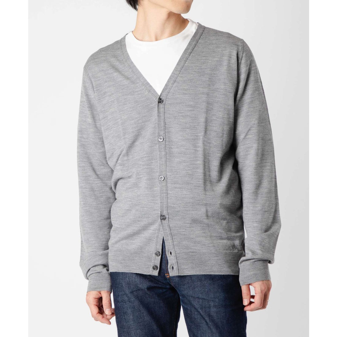 ジョンスメドレー JOHN SMEDLEY PETWORTH カーディガン メンズ 長袖