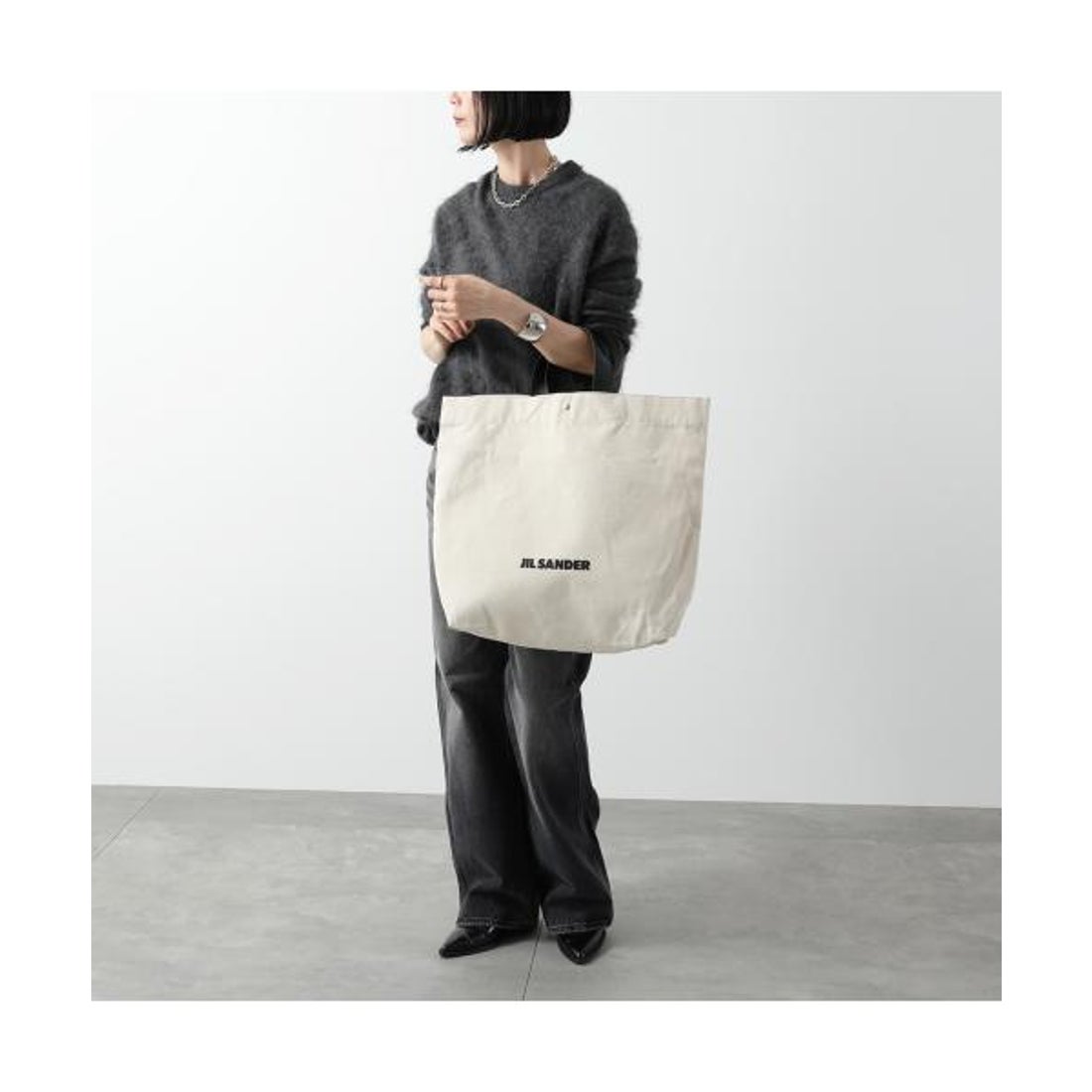 ジルサンダー Jil Sander JIL SANDER トートバッグ BOOK SHOPPER